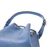 LOUIS VUITTON Louis Vuitton Epitino Blue M44105 Unisex Epireather Shoulder Bag AB Rank Used Ginzo
