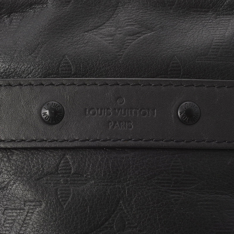 LOUIS VUITTON Louis Vuitton Monogram Shadow Dowe Dowe PM Black M43681 Men's Leather Shoulder Bag B Rank used Ginzo