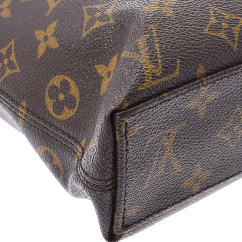 LOUIS VUITTON Louis Vuitton Makaser PDJ Brown M40868 Men's Monogram Canvas 2WAY Bag AB Rank Used Ginzo