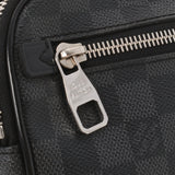 LOUIS VUITTON Louis Vuitton Damier Graphit Amburer Black/Gray N41289 Men's Damier Graphit Canvas Body Bag A Rank used Ginzo