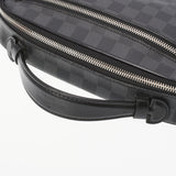 LOUIS VUITTON Louis Vuitton Damier Graphit Amburer Black/Gray N41289 Men's Damier Graphit Canvas Body Bag A Rank used Ginzo