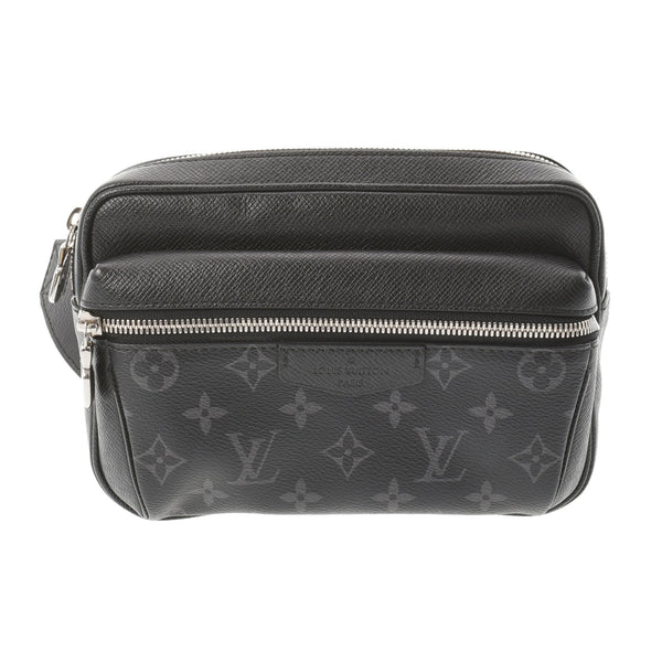 LOUIS VUITTON Louis Vuitton Tigara Bam Bag Outdoor Noir M30245 Men's Leather Body Bag A Rank used Ginzo