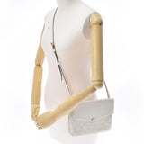 LOUIS VUITTON Louis Vuitton Monogram Amplant Twice Nege (White) M50882 Ladies Leather Shoulder Bag B Rank Used Ginzo