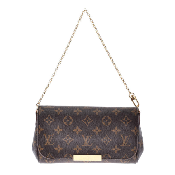 LOUIS VUITTON ルイヴィトン モノグラム フェイボリットPM 2WAY ブラウン M40717 レディース モノグラムキャンバス ショルダーバッグ Aランク 中古 銀蔵