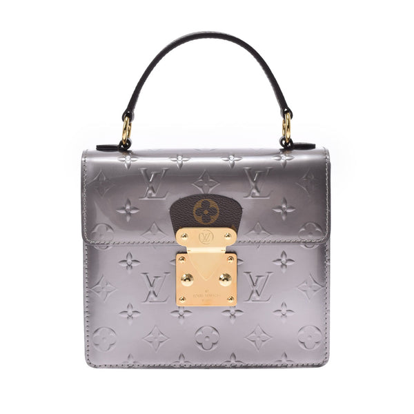 LOUIS VUITTON Louis Vuitton Verni x Monogram Spring Street 2WAY Tobe M90567 Ladies Verni/Monogram Canvas Handbag A Rank used Ginzo