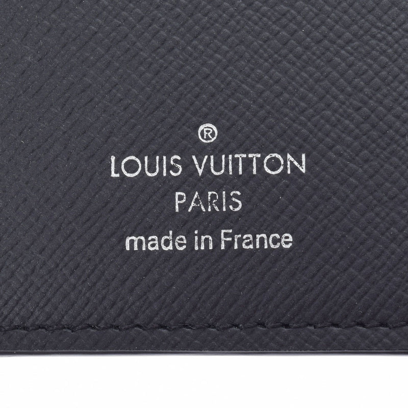 LOUIS VUITTON Louis Vuitton Taiga Portofoyille Brazano (Black) M30501 Men's Leather Long Wallet A Rank Used Ginzo