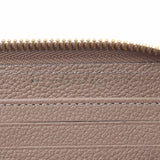 路易威顿路易·维顿（Louis Vuitton）路易·威登（Louis Vuitton）会标ZIPPY WALLET TOPE（GREIGE）M61443男女蛋白皮革长长的钱包AB级使用Ginzo