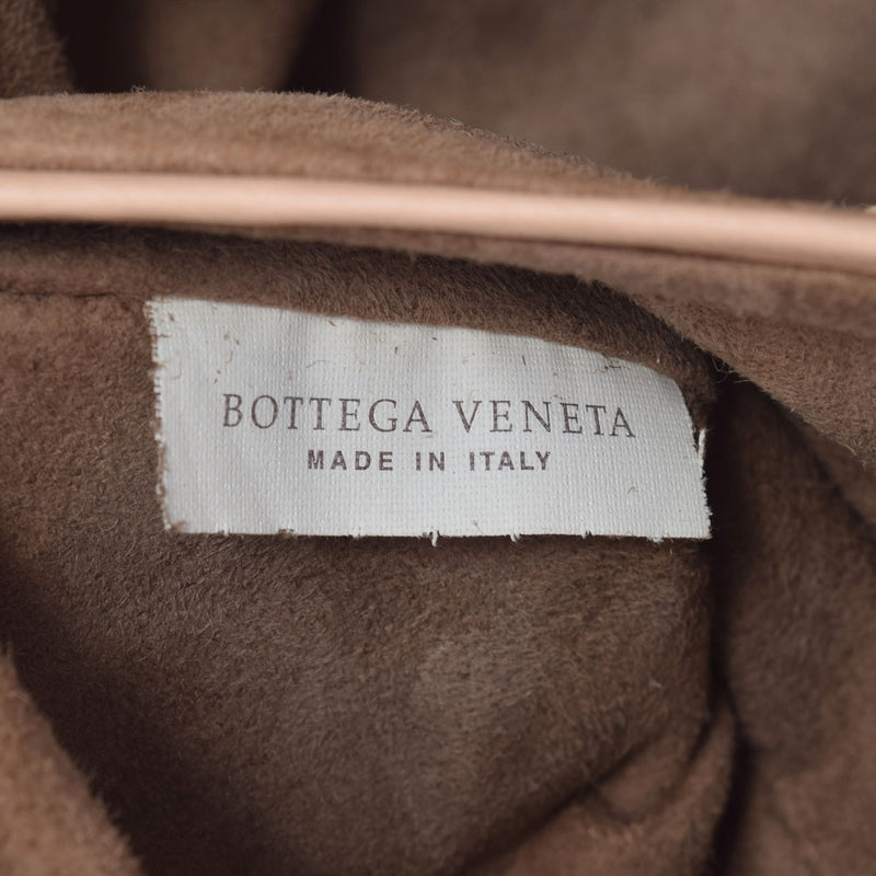 BOTTEGAVENETA ボッテガヴェネタ イントレチャート 2WAY サーモンピンク メンズ ラムスキン パイソン ハンドバッグ ABランク 中古 銀蔵