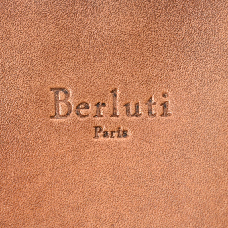 Berluti Berluti Anjour迷你茶中的小腿手提包AB级使用Ginzo