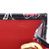 PRADA Prada Vittello Move Heart Pattern Black 1m1132 Unisex Leather Long Wallet B Rank Used Ginzo