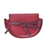 Loewe Loebe Gate Mini Red Ladies Calf肩袋A等级使用Ginzo