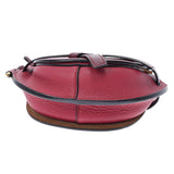 Loewe Loebe Gate Mini Red Ladies Calf肩袋A等级使用Ginzo