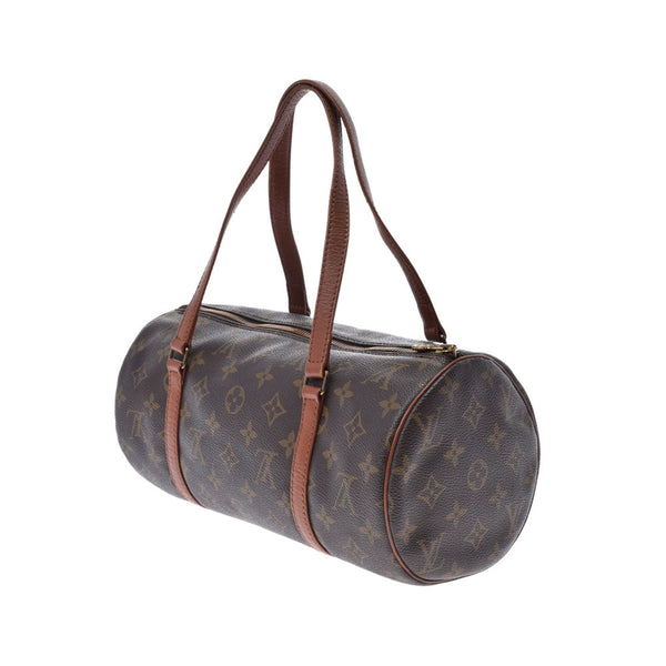 LOUIS VUITTON Louis Vuitton Monogram Papillon Old Brown M51365 Ladies Monogram Canvas Handbag B Rank used Ginzo