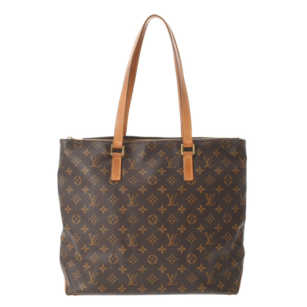 LOUIS VUITTON ルイヴィトン モノグラム カバ・メゾ ブラウン M51151 ユニセックス モノグラムキャンバス トートバッグ Bランク 中古 銀蔵