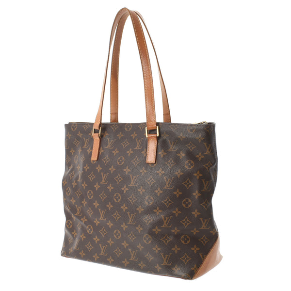 LOUIS VUITTON ルイヴィトン モノグラム カバ・メゾ ブラウン M51151 ユニセックス モノグラムキャンバス トートバッグ Bランク 中古 銀蔵