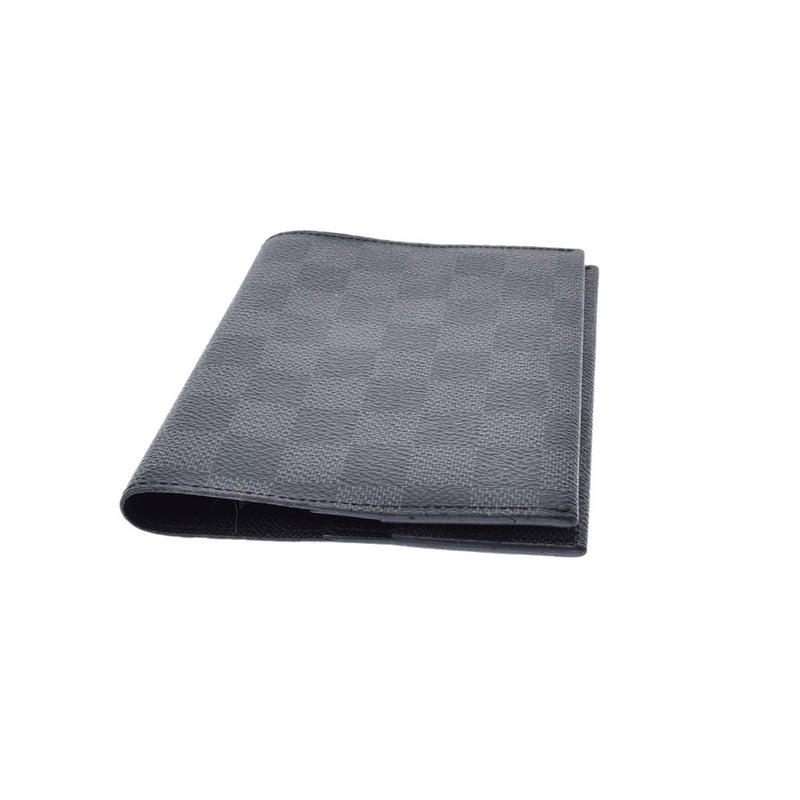 路易·威登（Louis Vuitton）路易·威登（Louis Vuitton）达米尔（Damier Damier）Graphit Couvertur Carnet PM黑色N63141男士Dami Graphit Canvas笔记本封面封面