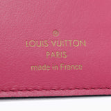 LOUIS VUITTON Louis Vuitton Portofoille Capsine Compact Noir/Hot Pink Gold Bracket M62157 Ladies Leather Trimal Wallet A Rank Used Ginzo