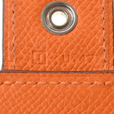爱马仕爱马仕（Hermes Hermes）麻袋edepesh 27手提包橙色银支架□我雕刻（2005年左右）男女epson商业袋
