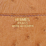 HERMES Hermes Agenda Chess Nuts □ A engraved (around 1997) Unisex Ostrich Notebook Cover A Rank Used Ginzo