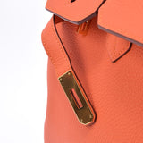 HERMES Hermes Birkin 35 Hougold metal T -engraved (around 2015) Ladies Togo Handbag A Rank used Ginzo