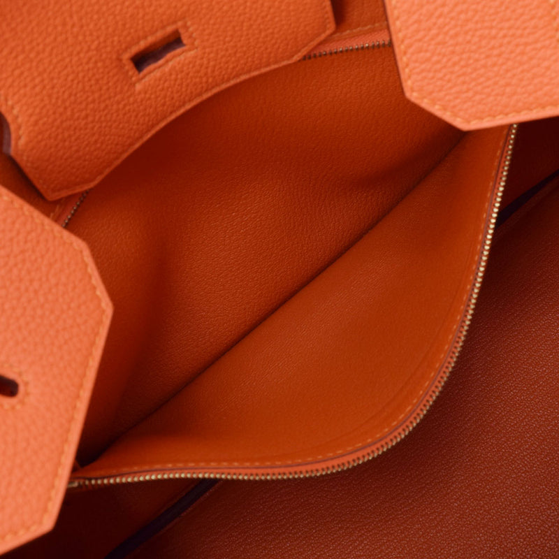 HERMES Hermes Birkin 35 Hougold metal T -engraved (around 2015) Ladies Togo Handbag A Rank used Ginzo