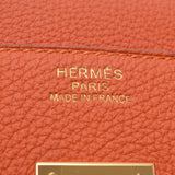 HERMES Hermes Birkin 35 Hougold metal T -engraved (around 2015) Ladies Togo Handbag A Rank used Ginzo
