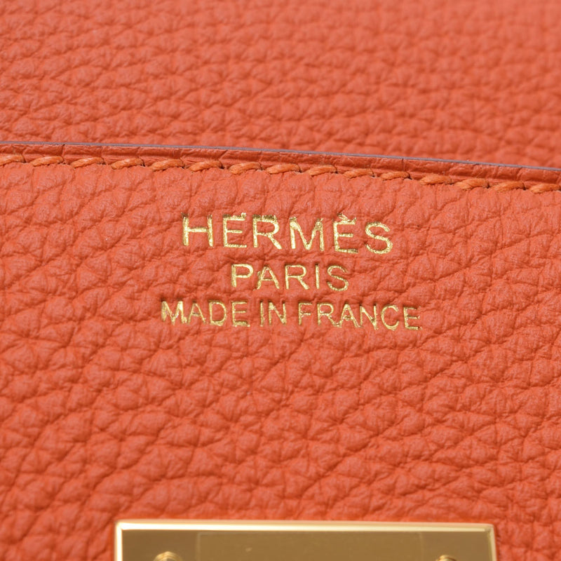 HERMES Hermes Birkin 35 Hougold metal T -engraved (around 2015) Ladies Togo Handbag A Rank used Ginzo