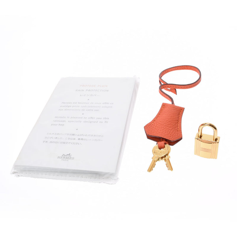 HERMES Hermes Birkin 35 Hougold metal T -engraved (around 2015) Ladies Togo Handbag A Rank used Ginzo