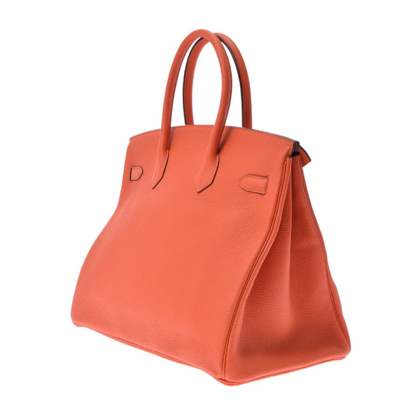 HERMES エルメス バーキン35 フー ゴールド金具 T刻印(2015年頃) レディース トゴ ハンドバッグ Aランク 中古 銀蔵