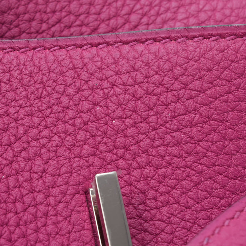 HERMES エルメス バーキン 30 ローズパープル シルバー金具 C刻印(2018年頃) レディース トゴ ハンドバッグ Aランク 中古 銀蔵