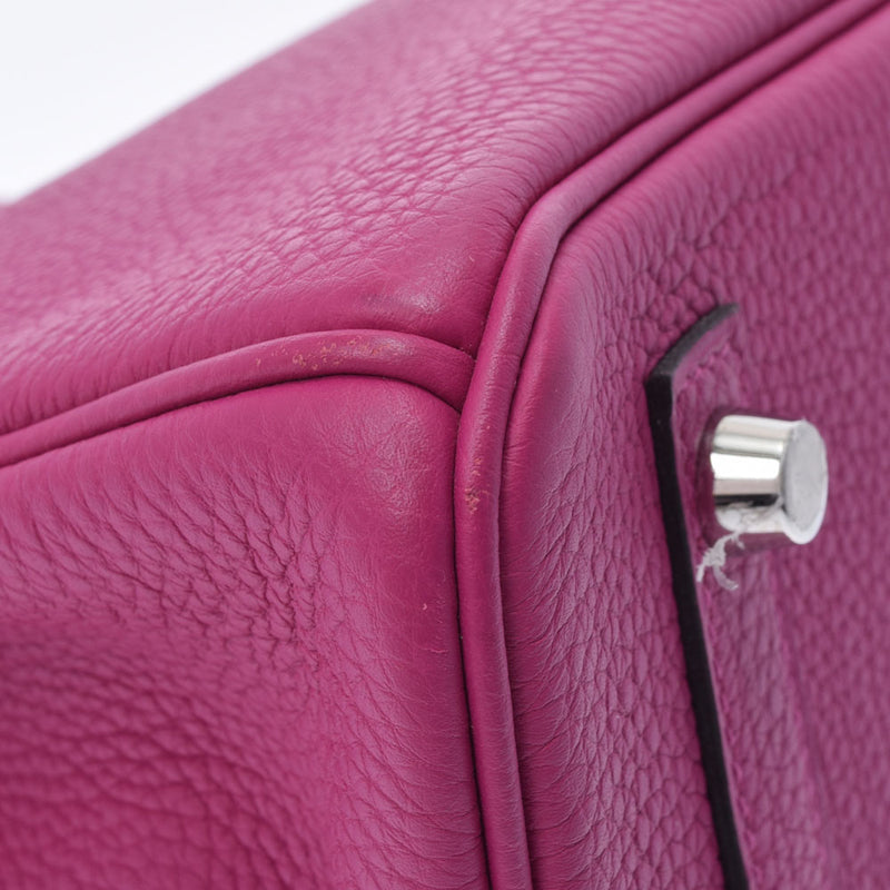 HERMES エルメス バーキン 30 ローズパープル シルバー金具 C刻印(2018年頃) レディース トゴ ハンドバッグ Aランク 中古 銀蔵