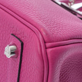 HERMES エルメス バーキン 30 ローズパープル シルバー金具 C刻印(2018年頃) レディース トゴ ハンドバッグ Aランク 中古 銀蔵