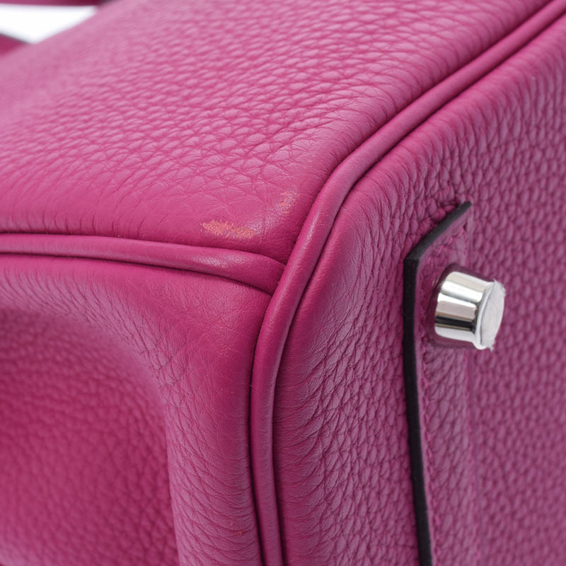 HERMES エルメス バーキン 30 ローズパープル シルバー金具 C刻印(2018年頃) レディース トゴ ハンドバッグ Aランク 中古 銀蔵