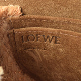 LOEWE Loebe Gate Mini Black 329.13.u62-1208 Ladies Curf Lafia Shoulder Bag Unused Ginzo