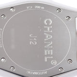CHANEL シャネル J12 38mm H0970 メンズ 白セラミック/SS 腕時計 自動巻き 白文字盤 Aランク 中古 銀蔵