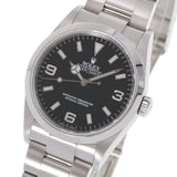 ROLEX Rolex Explorer 1 EX1 114270 Men's SS Watch Automatic Black Dial A Rank used Ginzo