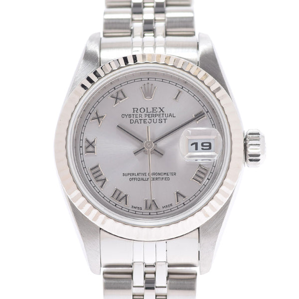 ROLEX Rolex Datejust 79174 Ladies WS/SS Watch Automatic Silver Dial A Rank used Ginzo