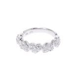 Ponte Vecchio Pontevekio Pinky Ring Diamond 0.45ct 2女士K18WG戒指 /戒指A级使用Ginzo