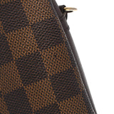 路易·威登（Louis Vuitton）路易斯·威登（Louis Vuitton）达米尔（Damier Damier）真实化妆棕色N51982女士Dami Cambus配件袋B级使用Ginzo