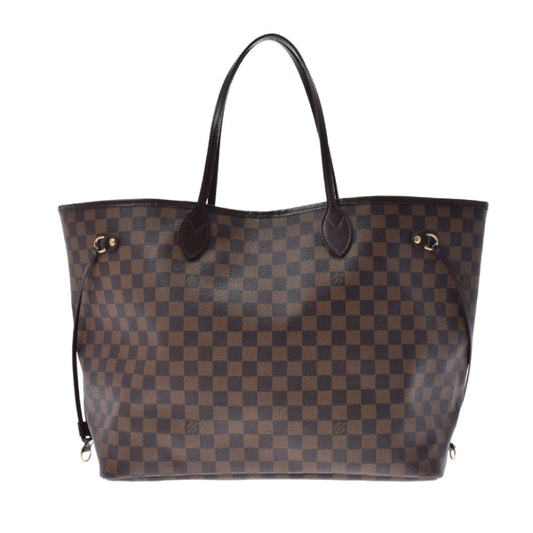 LOUIS VUITTON ルイヴィトン ダミエ ネヴァーフル GM 旧型 ブラウン N51106 ユニセックス ダミエキャンバス トートバッグ Bランク 中古 銀蔵