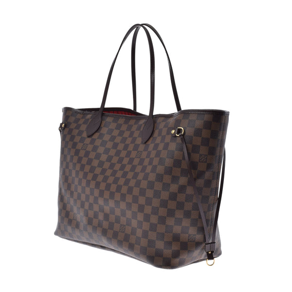 LOUIS VUITTON Louis Vuitton Damier Never Full GM Old Brown N51106 Unisex Damier Camvas Tote Bag B Rank used Ginzo