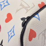 路易威登（Louis Vuitton）路易·威登（Louis Vuitton）会标游戏在收藏中从不完整MM Blon M57462女士会标帆布手提袋AB级使用Ginzo