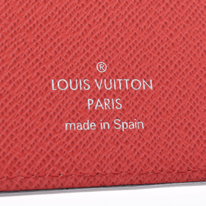 LOUIS VUITTON Louis Vuitton Epi Portfeu Your Brother Supreme Collaboration Red/White M67719 Unisex Epireau Wallet New Delivery Ginzo