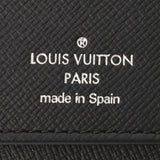 LOUIS VUITTON Louis Vuitton Taiga Zippy Wallet Vertical Noir M30503 Unisex Long Wallet A Rank Used Ginzo