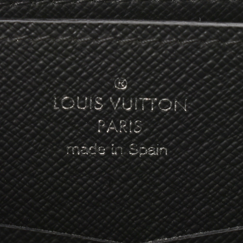 路易·威登（Louis Vuitton）路易·威登（Louis Vuitton）达米尔（Damier Damier）石墨Zippy XL黑色/灰色N41503男士Dami Graphit Canvas Canvas Wallet B Feden Ginzo