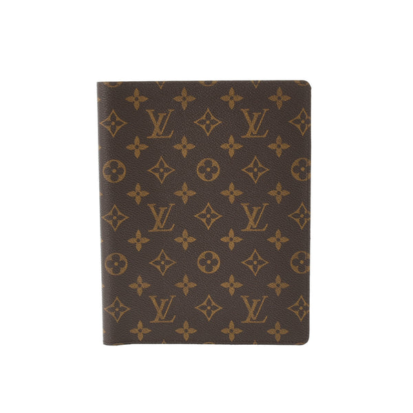 LOUIS VUITTON Louis Vuitton Monogram Agenda View Low Brown R20001 Unisex Monogram Canvas Notebook Cover A Rank used Ginzo