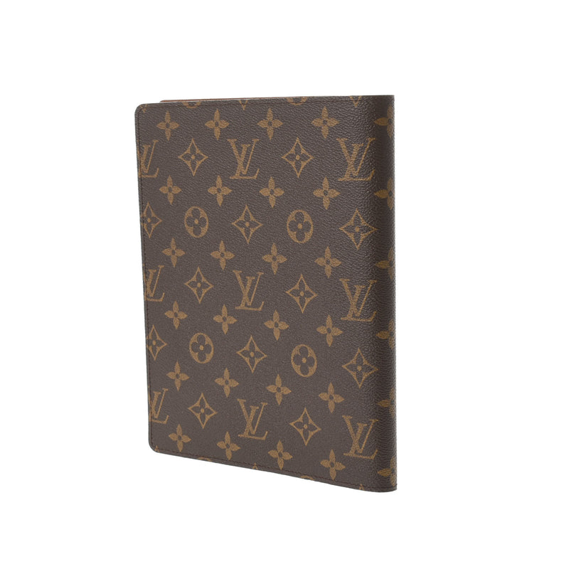 LOUIS VUITTON Louis Vuitton Monogram Agenda View Low Brown R20001 Unisex Monogram Canvas Notebook Cover A Rank used Ginzo