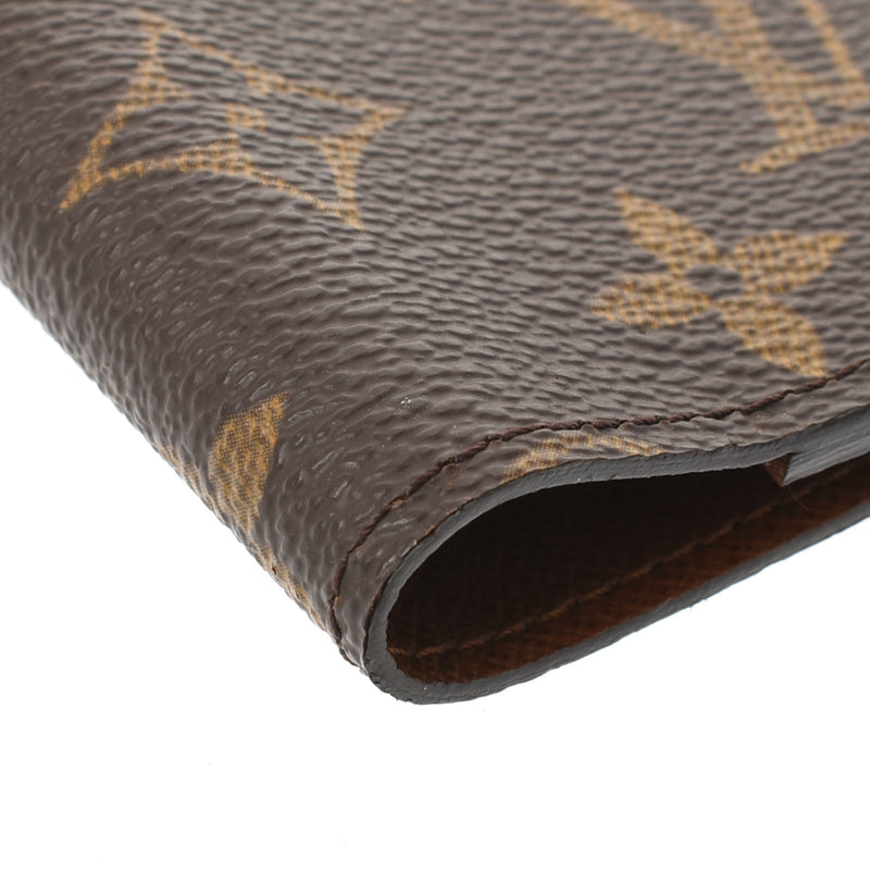 LOUIS VUITTON Louis Vuitton Monogram Agenda View Low Brown R20001 Unisex Monogram Canvas Notebook Cover A Rank used Ginzo