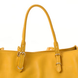 BALENCIAGA Balenciaga Paper A6 2WAY Bag Yellow 370926 Ladies Calf Handbag AB Rank Used Ginzo