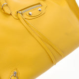 BALENCIAGA Balenciaga Paper A6 2WAY Bag Yellow 370926 Ladies Calf Handbag AB Rank Used Ginzo